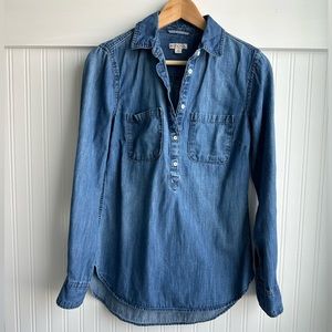 Merona XS denim shirt, tunic length
